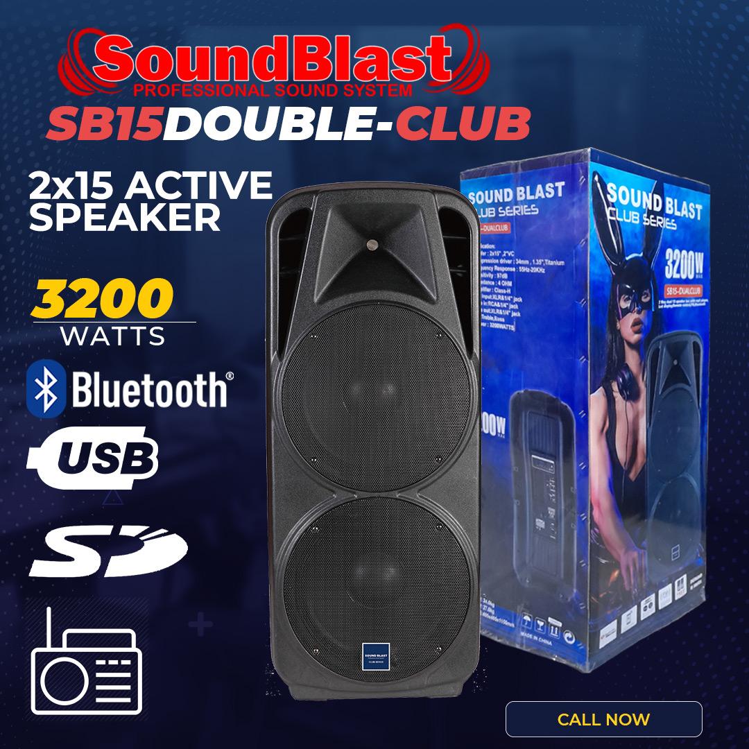 Sound Blast Speakers – Active – Elite Rastaman – 3200 Watts