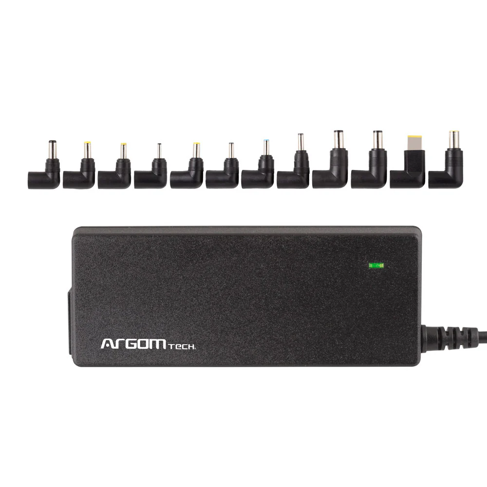 Compact Universal notebook charger 90W with Auto sensing & USB charging – compatible with HP, Dell, Lenovo and other brands
